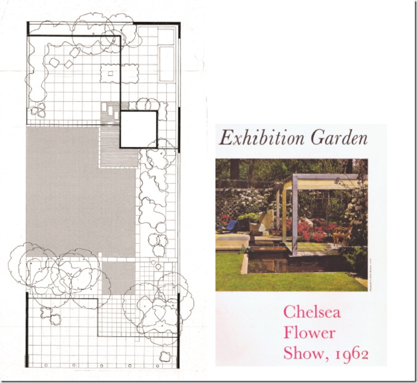 John Brookes Chelsea Flower Show Design 1962